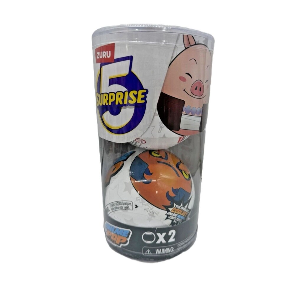 Zuru 5 Surprise Anime Pop 2-Pack Blind Capsules - Naruto/Demon Slayer/Bleach